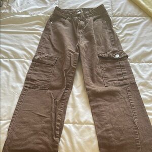 Brown Cargo Pants